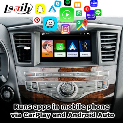 رابط CarPlay برای Infiniti QX60 JX35 2008-2017 ارتقاء Car Play ماژول Android Auto، Mirroring، دمای AC