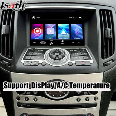 Lsailt 7 اینچ اندروید بی سیم Auto CarPlay Screen برای اینفینیتی G37 G25 G35 Skyline 370GT (V36) Q40 2007-2014 HD Touch Display