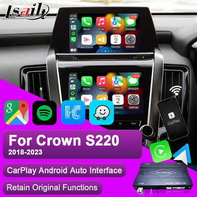 Lsailt Apple CarPlay اندروید ماژول اتوماتیک برای تاج S220 GSW224 2018-2022 ادغام آینه سازی تلفن همراه، دوربین عقب