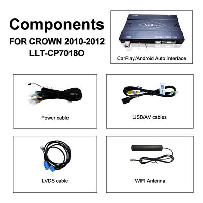 باکس بی‌سیم اپل کارپلی برای کرون S200 RS204 GWS204 URS204 URS206 ماژستا XV اتلت سالون تویوتا اندروید اتو یکپارچه