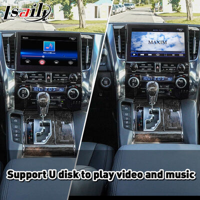 Lsailt Wireless Android Auto Carplay Interface برای سال های 2019 -2023 تویوتا آلفارد ولفایر JBL High Version