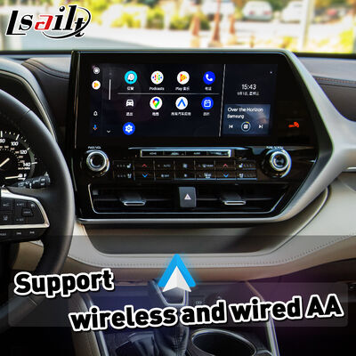 Lsailt Wireless Android Auto Carplay Interface برای تویوتا هایلندر ۲۰۲۰