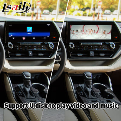 Lsailt Wireless Android Auto Carplay Interface برای تویوتا هایلندر ۲۰۲۰