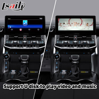 Lsailt Wireless Android Auto Carplay Interface برای 2021-2024 تویوتا لند کروزر 300 GX-R VX-R GR GR-S Sahara ZX VX LC300