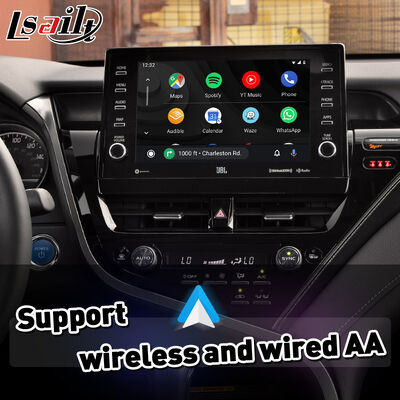 Lsailt Wireless Android Auto Carplay Interface برای سال های 2021 تا 2024 تویوتا کامری هیبرید XSE XLE SL SE XV70