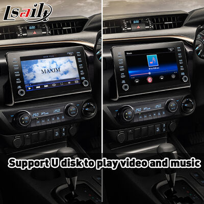 Lsailt Wireless Android Auto Carplay Interface برای تویوتا هیلوکس ۲۰۱۹