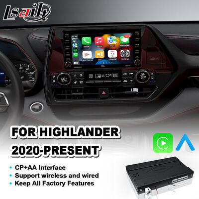 Lsailt Wireless Android Auto Carplay Interface برای تویوتا هایلندر ۲۰۲۰