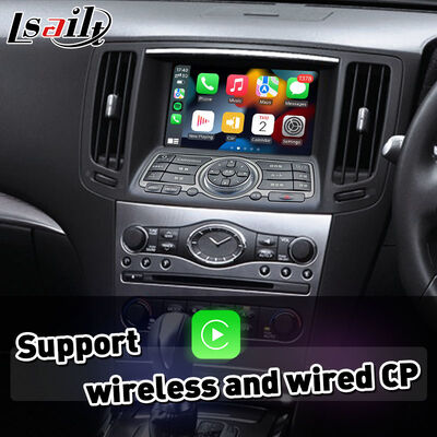 Lsailt Wireless Android Auto Carplay Interface برای 2007-2014 نیسان اسکایلاین 370GT 350GT V36
