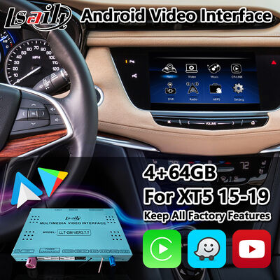 رابط ویدئویی Lsailt Android Navigation Carplay برای سیستم CUE کادیلاک XT5 Platinum مدل 2016-2019