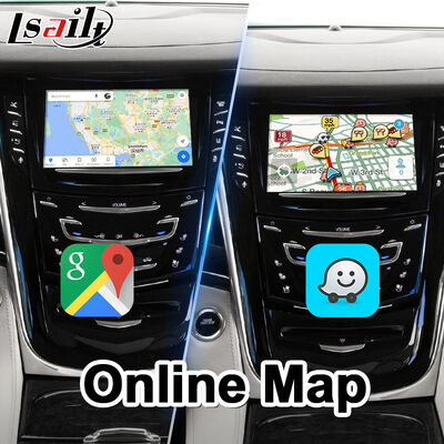 Lsait اندروید ناوبری رابط ویدیویی چند رسانه ای برای 2015-2020 کادیلاک Escalade سیستم CUE با Carplay