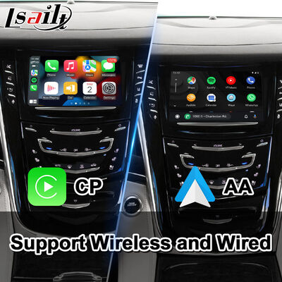 Lsait اندروید ناوبری رابط ویدیویی چند رسانه ای برای 2015-2020 کادیلاک Escalade سیستم CUE با Carplay