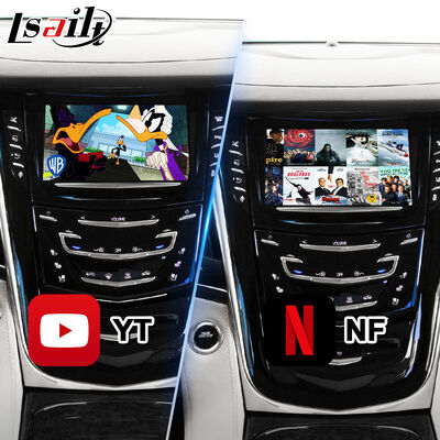 Lsait اندروید ناوبری رابط ویدیویی چند رسانه ای برای 2015-2020 کادیلاک Escalade سیستم CUE با Carplay