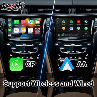 رابط چندرسانه‌ای ویدئویی اندروید Lsailt برای سیستم CUE کادیلاک XTS مدل 2013-2019 با Carplay