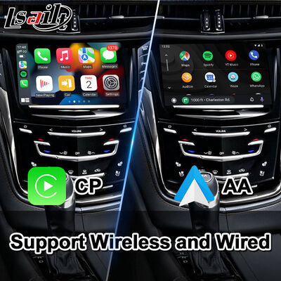 رابط ویدئویی ناوبری GPS اندروید Lsailt برای سیستم CUE کادیلاک CTS مدل 2013-2019 با Carplay