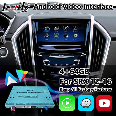 رابط چندرسانه‌ای اندروید Lsailt برای سیستم CUE کادیلاک SRX مدل 2012-2016 با Carplay