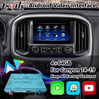 رابط ویدیویی چند رسانه ای اندرویدی Lsailt برای 2015-2020 سیستم GMC Canyon Intellilink با Carplay