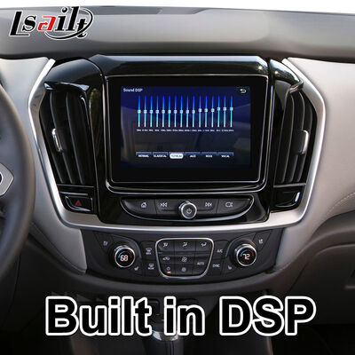 رابط مولتی مدیا اندروید کارپلی شورلت تراورس با ناوبری GPS