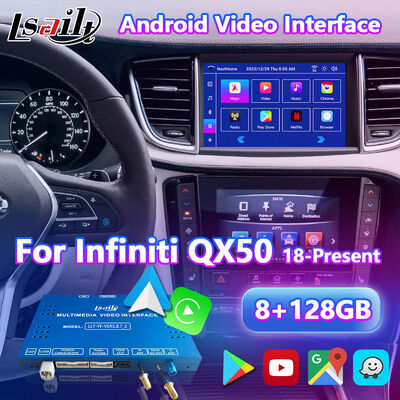رابط چندرسانه‌ای Lsailt Android Carplay برای اینفینیتی QX50 مدل 2018-2022