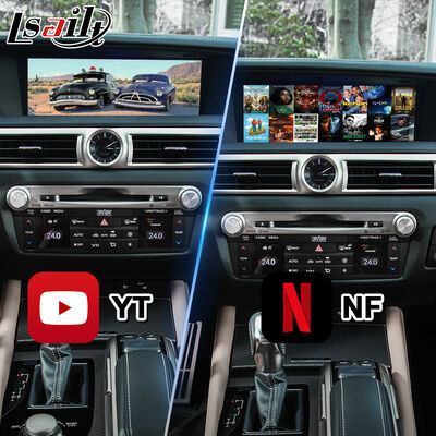 رابط چند رسانه ای اتومبیل اندروید برای لکسوس GS300h GS200t GS350 GS450h GSF GS L10 2016-2020