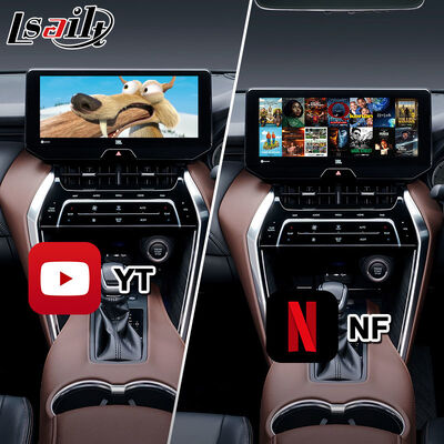 واجهة فيديو ملاحة Lsailt Android Carplay للسيارات تويوتا هارير فينزا من 2020 حتى الآن، تدعم وحدة الراديو