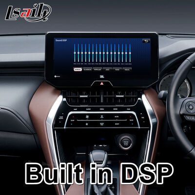 واجهة فيديو ملاحة Lsailt Android Carplay للسيارات تويوتا هارير فينزا من 2020 حتى الآن، تدعم وحدة الراديو