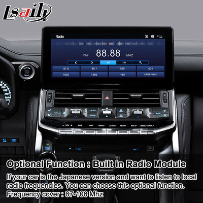 Lsailt Android Navigation Carplay Interface برای 2021-2024 تویوتا لند کروزر 300 GX-R VX-R GR GR-S Sahara ZX VX LC300