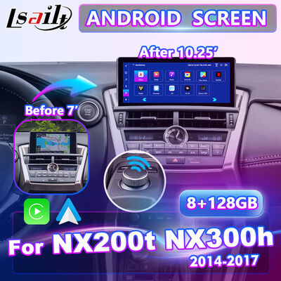 صفحه نمایش رابط چند رسانه ای اندروید Carplay برای 2014-2017 لکسوس NX Knob NX200t NX300h