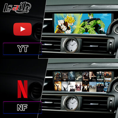 صفحه نمایش رابط چند رسانه ای اندروید Carplay برای 2014-2018 لکسوس RC350 RC300h RC200t RC300 RCF