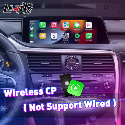 صفحه نمایش رابط چند رسانه ای اندرویدی Lsailt Carplay برای 2016-2019 Lexus RX Knob RX350 RX450h RX200t RX300