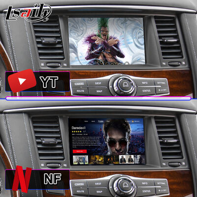 Lsailt اندروید Carplay صفحه نمایش چند رسانه ای برای 2010-2017 اینفینیتی QX80 QX56