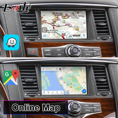 Lsailt اندروید Carplay صفحه نمایش چند رسانه ای برای 2010-2017 اینفینیتی QX80 QX56