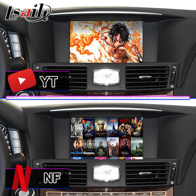 صفحه نمایش چند رسانه ای کارپلی اندروید Lsailt برای Infiniti M25 M30d M30d M37 M56 M35h Y51 Q70 2010-2023