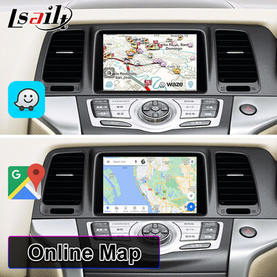 صفحه نمایش چند رسانه ای کارپلی اندروید Lsailt برای نیسان مورانو Z51 2008-2014