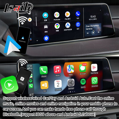 رابط ویدئویی سیستم چندرسانه‌ای CarPlay/Android برای لکسوس RX450H RX350 صفحه نمایش 12.3 اینچ 2016-2021 با یوتیوب، نتفلیکس، اندروید اتو یکپارچه