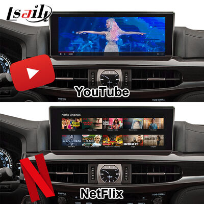ماژول ارتقاء اندروید OEM برای LX570 لکسوس RX GX LS NX ES، کارپلی بی‌سیم، اندروید اتو، یوتیوب، نتفلیکس