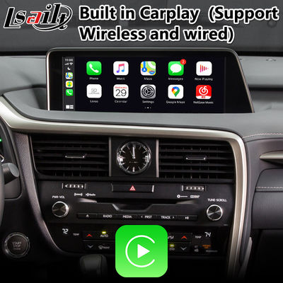 PX6 4 گیگابایت رابط کارپلی اندروید برای Lexus RX350 / RX450H ماوس کنترل HDMI Android Auto