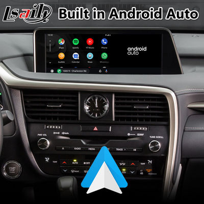 PX6 4 گیگابایت رابط کارپلی اندروید برای Lexus RX350 / RX450H ماوس کنترل HDMI Android Auto