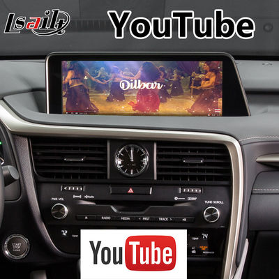 PX6 4 گیگابایت رابط کارپلی اندروید برای Lexus RX350 / RX450H ماوس کنترل HDMI Android Auto
