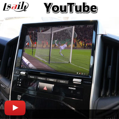 4+64 گیگابایت رابط ویدیویی Android Carplay برای Toyota Land Cruiser LC200 LC-GT GXR 2018-2021 Touch 3