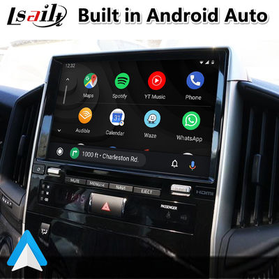 4+64 گیگابایت رابط ویدیویی Android Carplay برای Toyota Land Cruiser LC200 LC-GT GXR 2018-2021 Touch 3