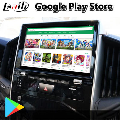 4+64 گیگابایت رابط ویدیویی Android Carplay برای Toyota Land Cruiser LC200 LC-GT GXR 2018-2021 Touch 3