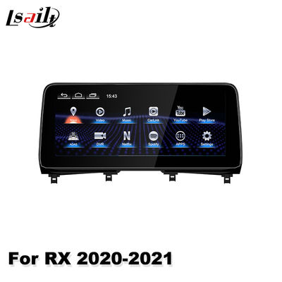 صفحه‌نمایش چندرسانه‌ای 12.3 اینچی Android Auto Carplay بی‌سیم Lsailt برای Lexus RX RX350 RX450h