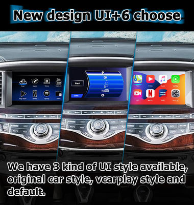 اینفینیتی QX60 GPS اندروید اتوماتیک سیستم ناوبری Carplay رابط چند رسانه ای اندروید 11 8+128GB