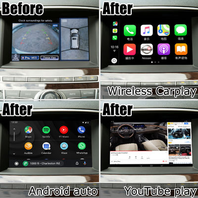 اینفینیتی QX60 GPS اندروید اتوماتیک سیستم ناوبری Carplay رابط چند رسانه ای اندروید 11 8+128GB