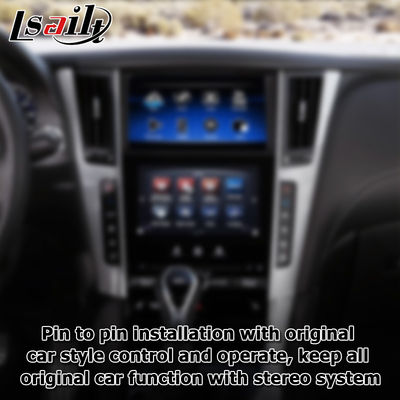 رابط کارپلی GPS، رابط جعبه ناوبری اندروید 13 8+128GB برای اینفینیتی Q50 / Q60