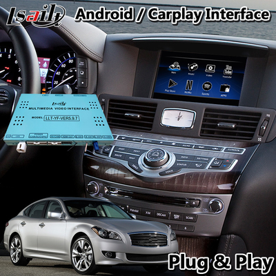 رابط ویدیوی چند رسانه ای ناوبری اندروید 4+64 گیگابایت برای Infiniti M37 M35 M25 Y51 2010-2013