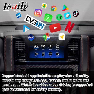 جعبه هوش مصنوعی رابط اندرویدی OEM Carplay برای Nissan Patrol Y62 2020