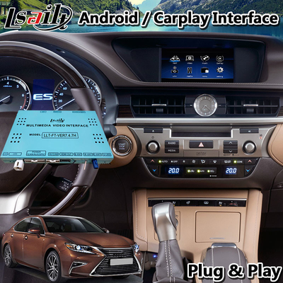 رابط ویدئویی چندرسانه‌ای Lsailt Android Auto Carplay برای Lexus ES250 ES300H ES350 ES200 ES 2012-2018
