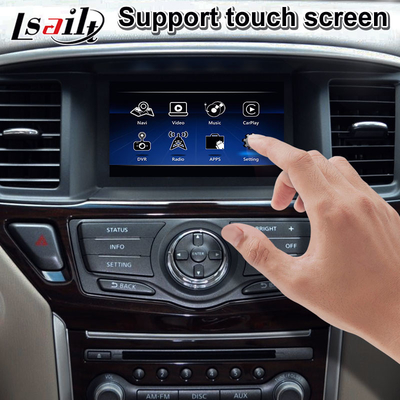 Lsailt Android Carplay رابط ویدیویی صفحه نمایش چند رسانه ای خودرو برای نیسان Pathfinder R52