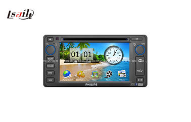 دستگاه پخش چند رسانه ای فیلیپس جعبه ناوبری GPS اتومبیل چندرسانه ای با ماژول / صدا / تصویر 3G